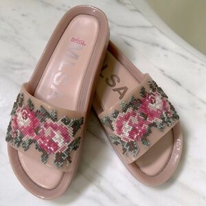 Melissa Slides Sandals Size 9